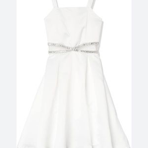 White formal dress